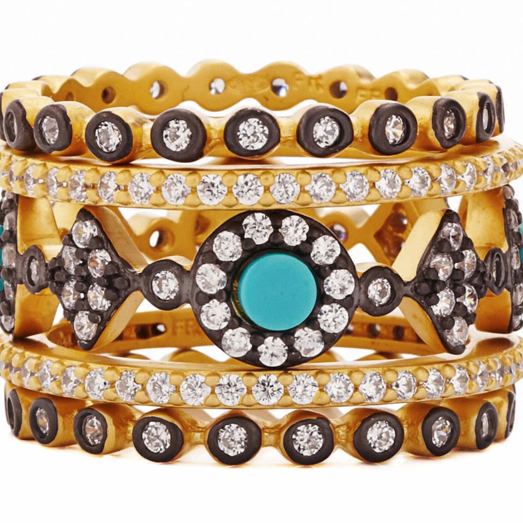 Nwt**Freida Rothman Turquoise Set